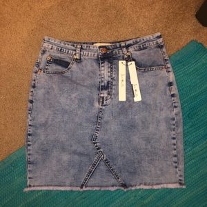 Jean Skirt. Never worn.